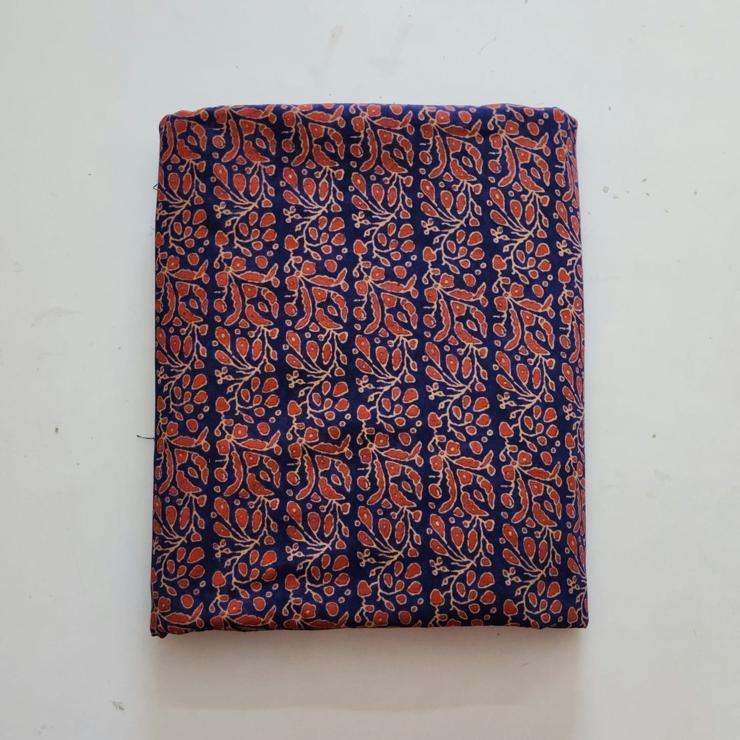 Semi Ajrakh Running Material