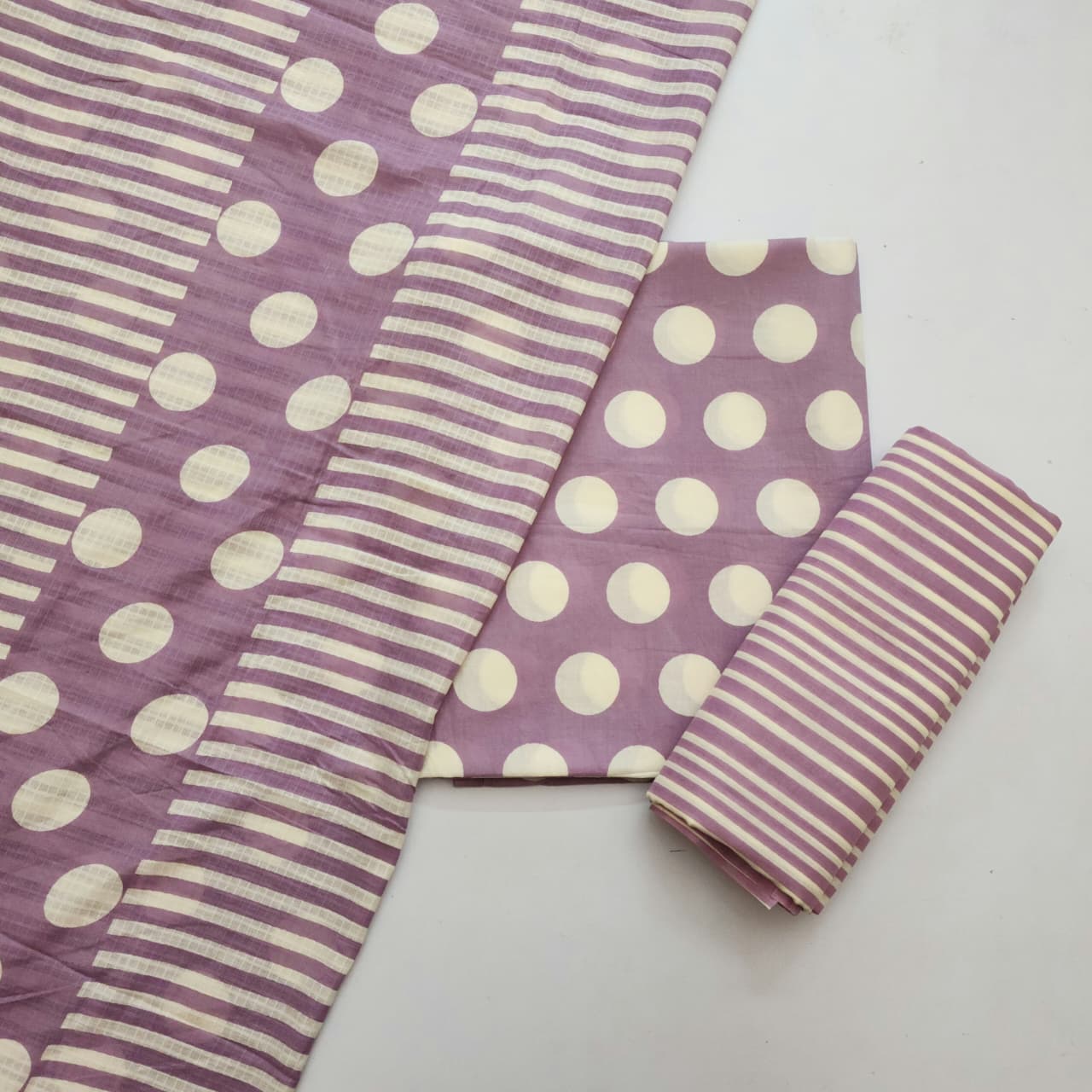 Cotton Dress Material With Kota Checks Dupatta