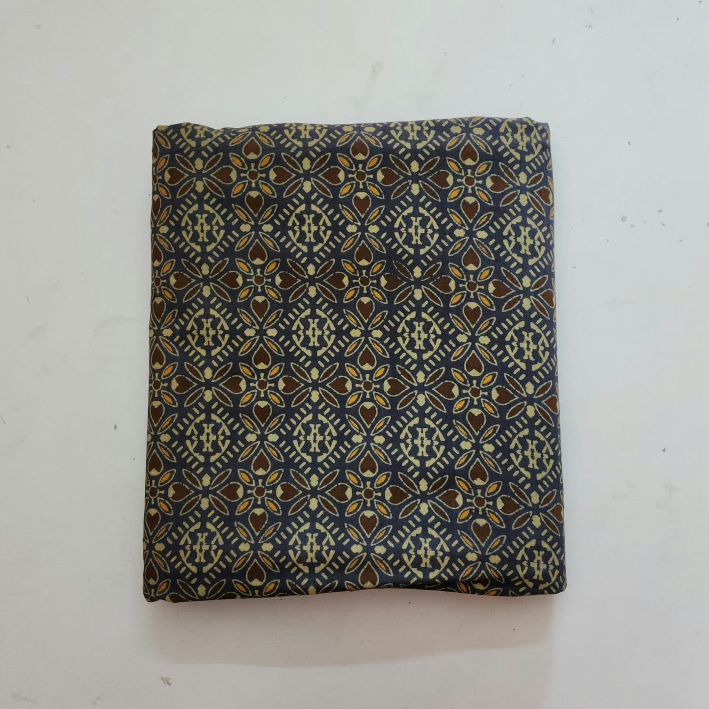 Semi Ajrakh Running Material