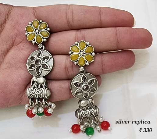 Silver Replica Earing