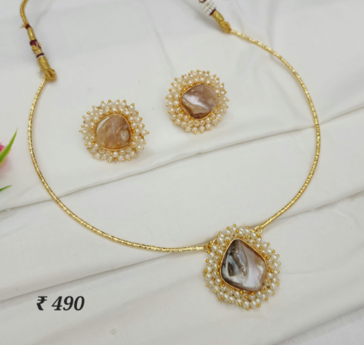 Fancy Mala with Earings