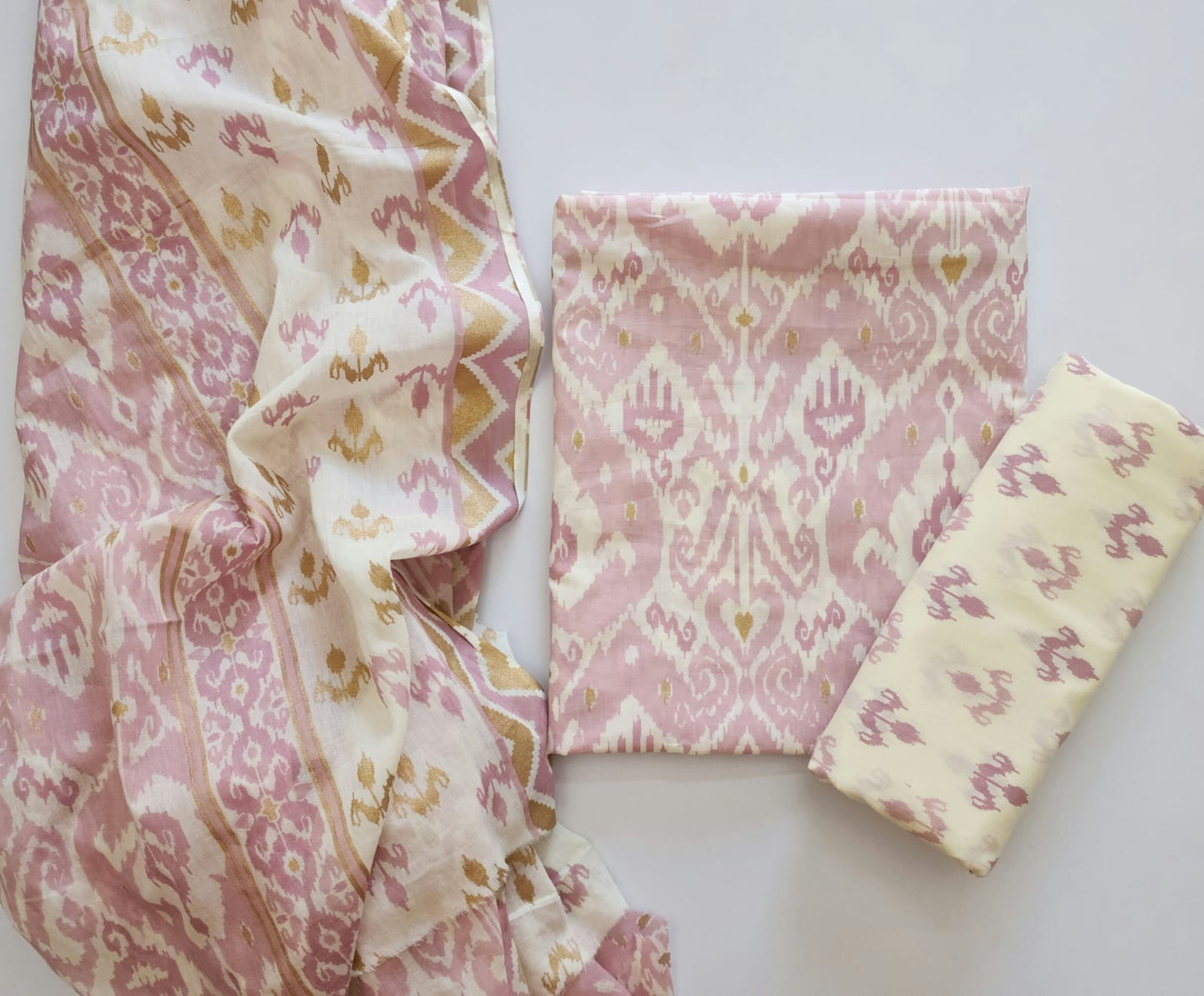 Cotton Dress Material With Dupatta