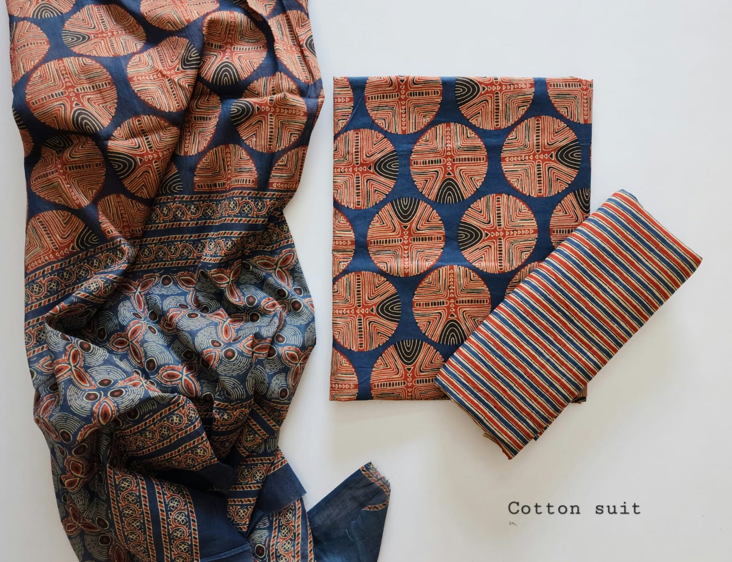 Cotton Dress Material With Dupatta