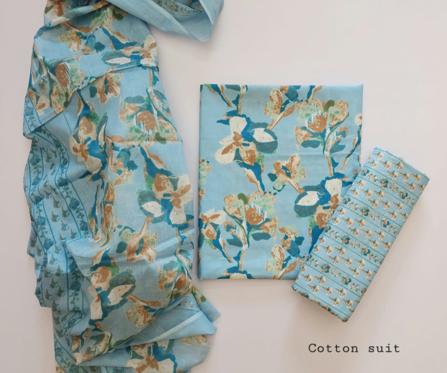 Cotton Dress Material With Dupatta