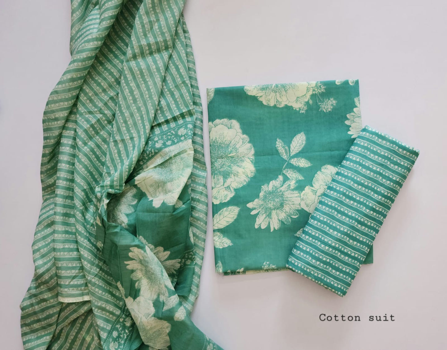 Cotton Dress Material With Dupatta
