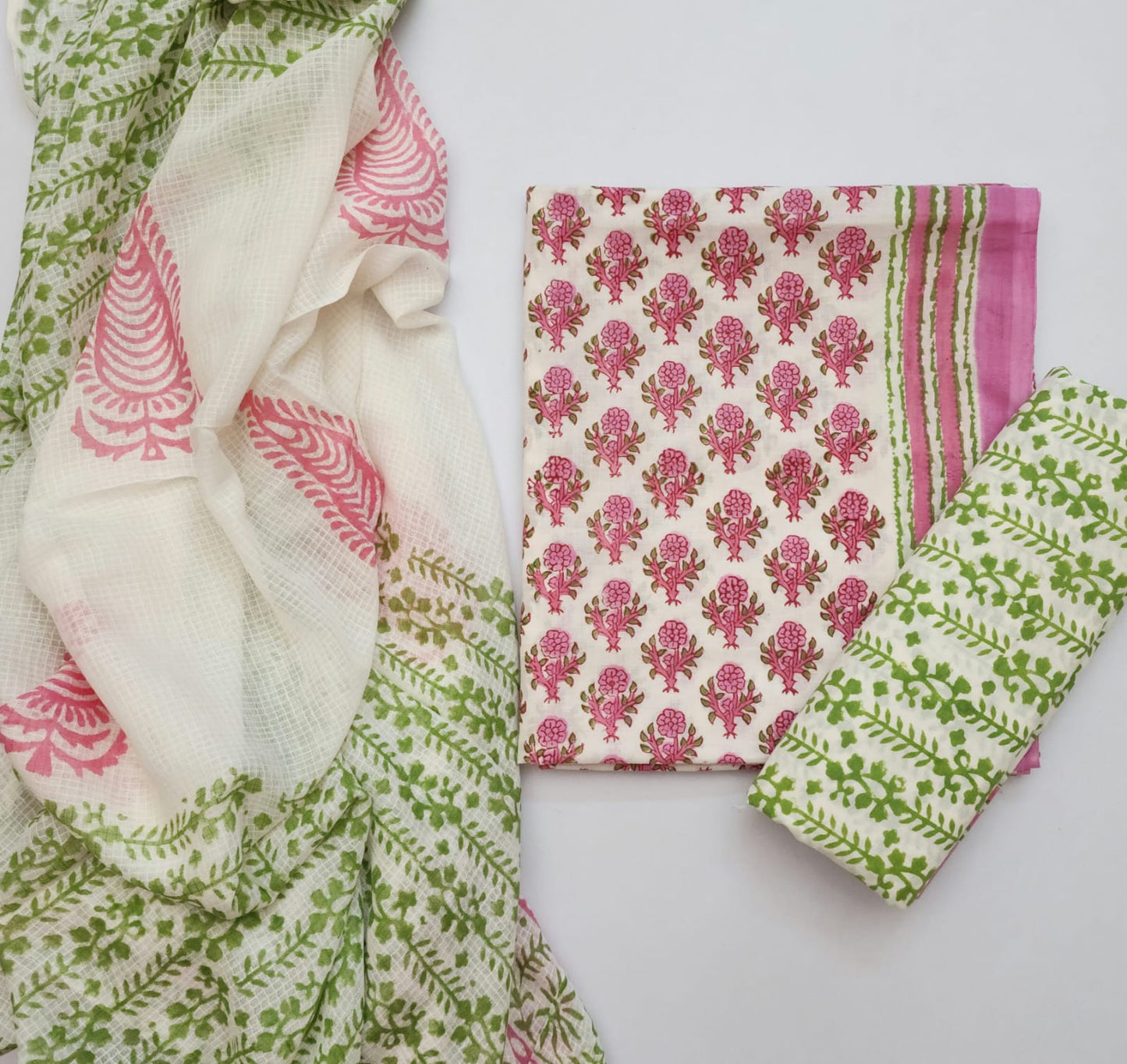 Cotton Dress Material With Dupatta