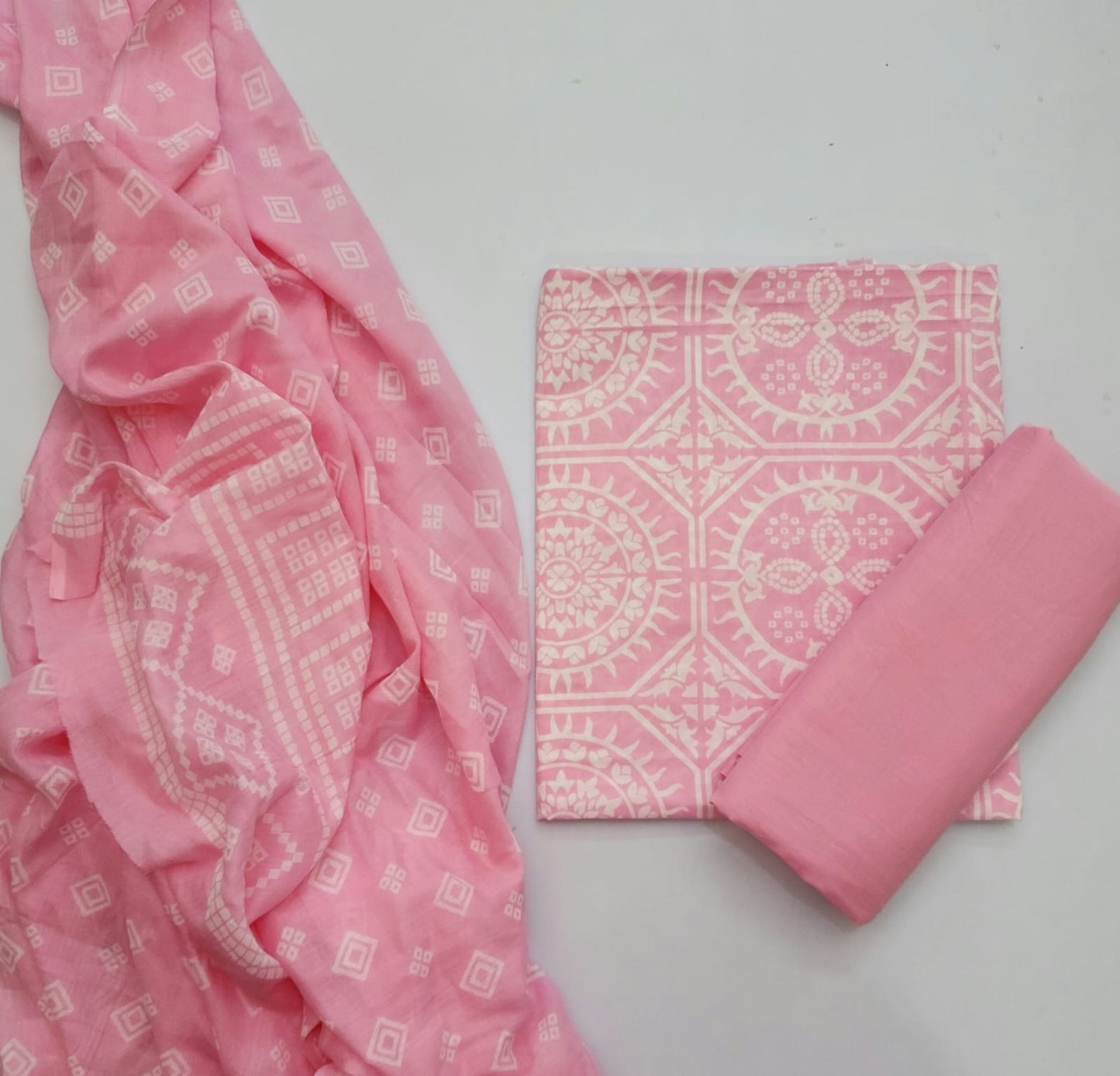 Cotton Unstitched Suit Set