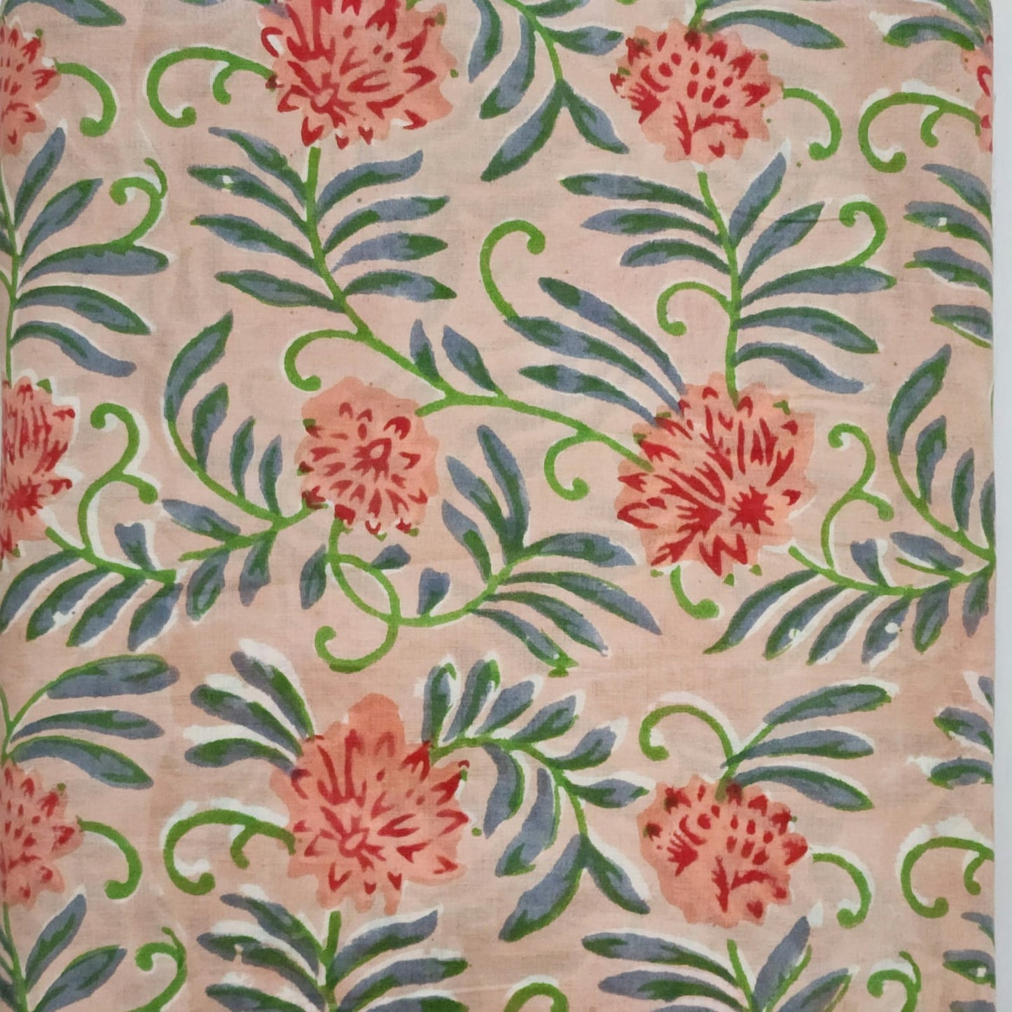 Cotton Hand Block Printed Running Material