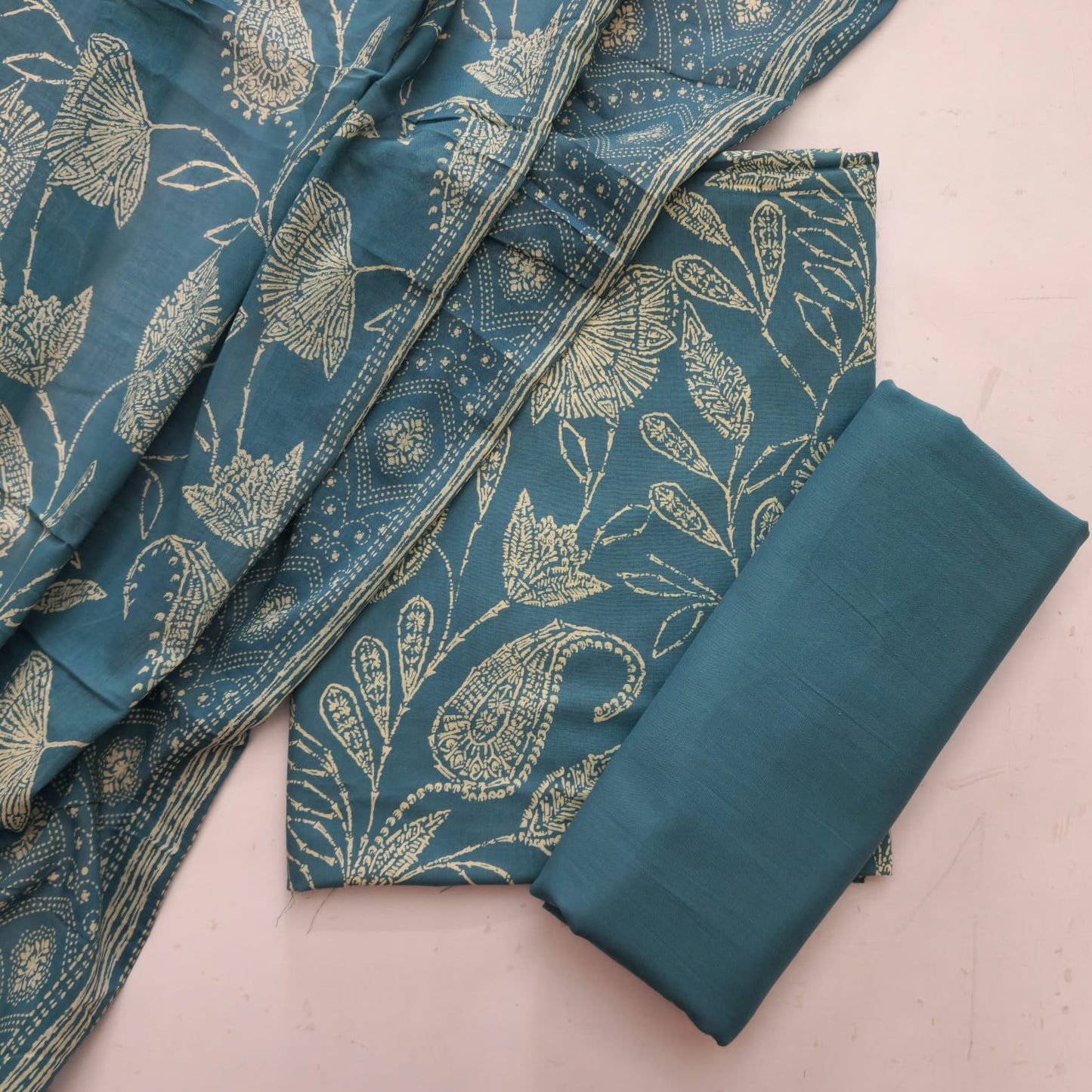 Cotton Dress Material With Dupatta