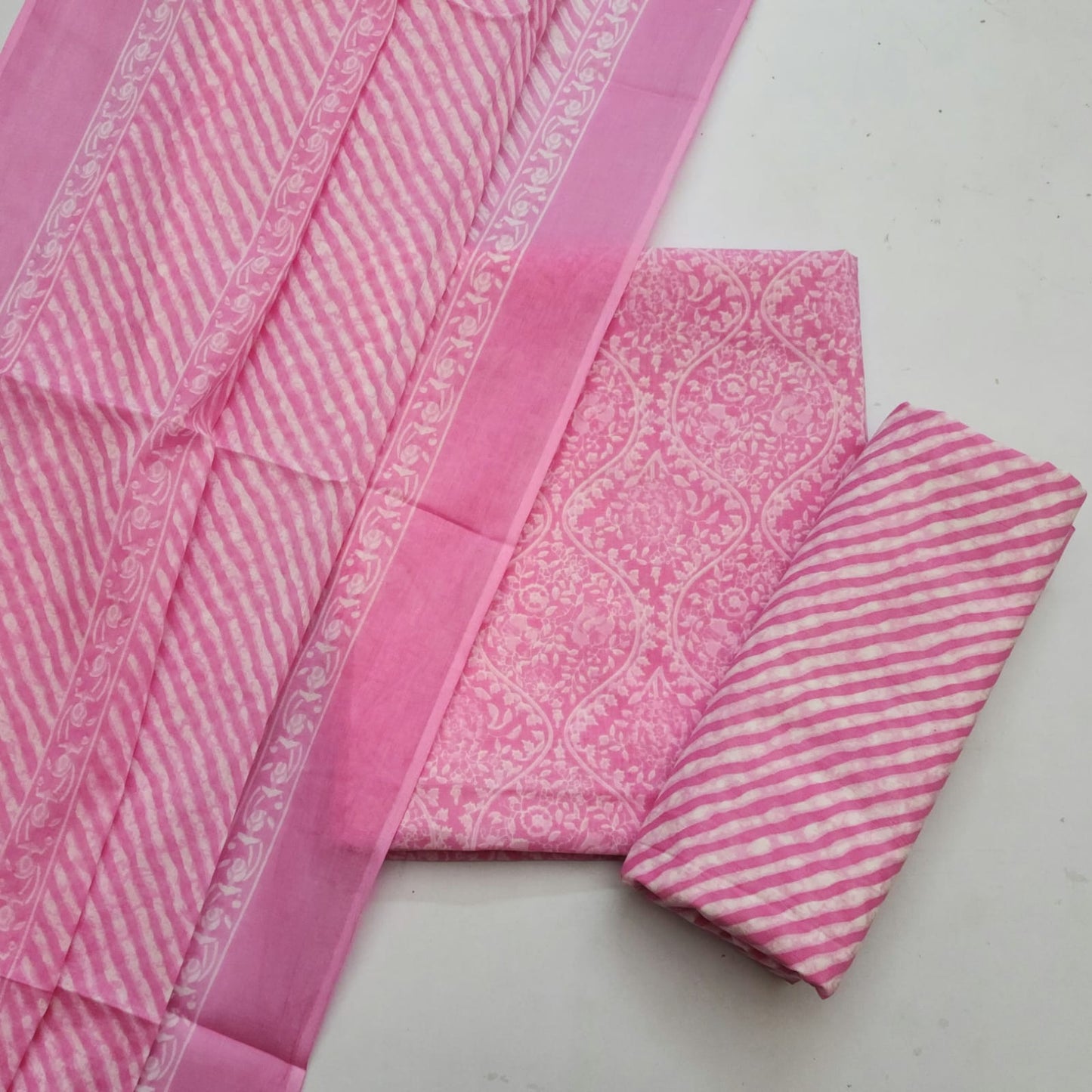 Cotton Dress Material With Dupatta