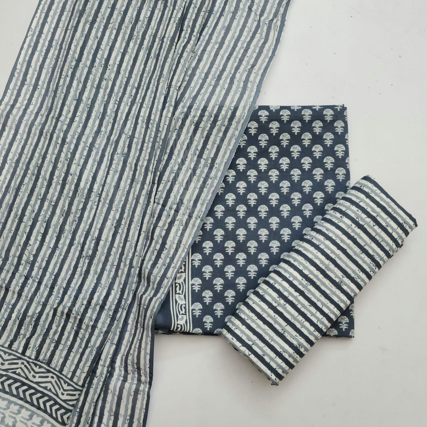 Cotton Dress Material With Dupatta