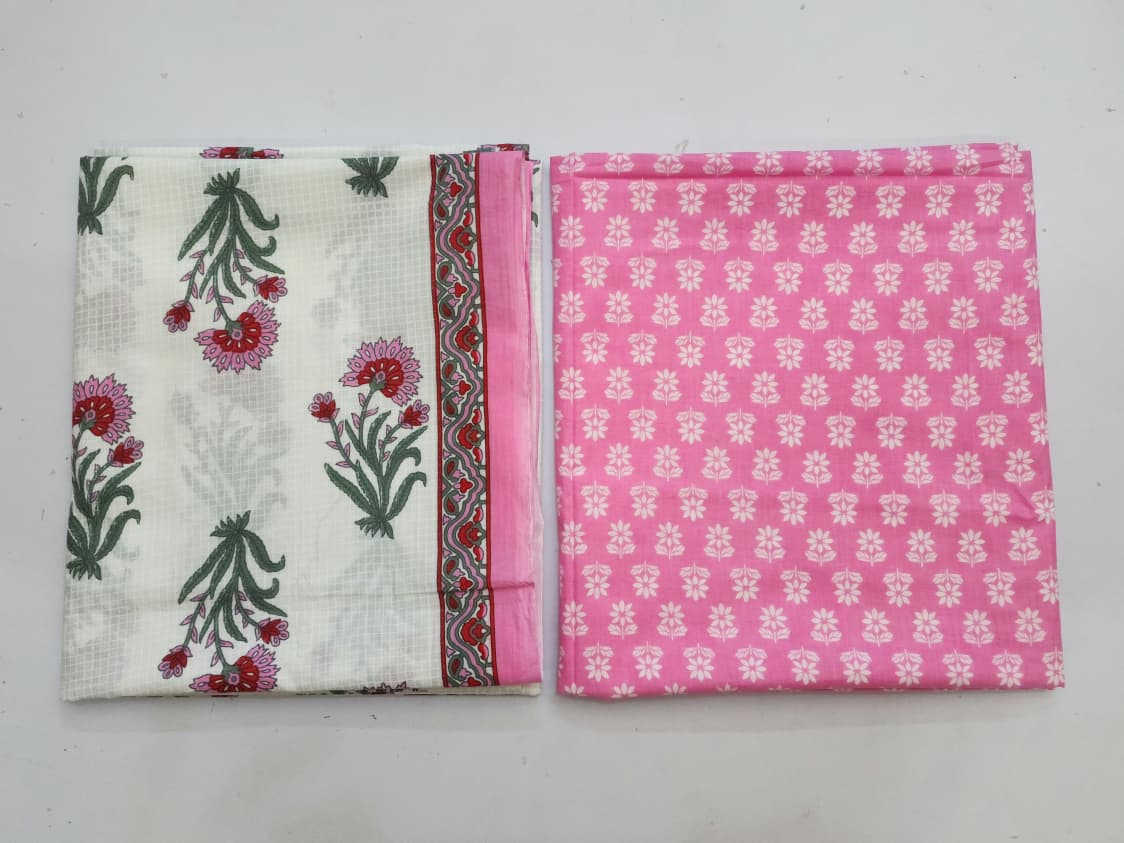 Cotton Dress Material With Dupatta