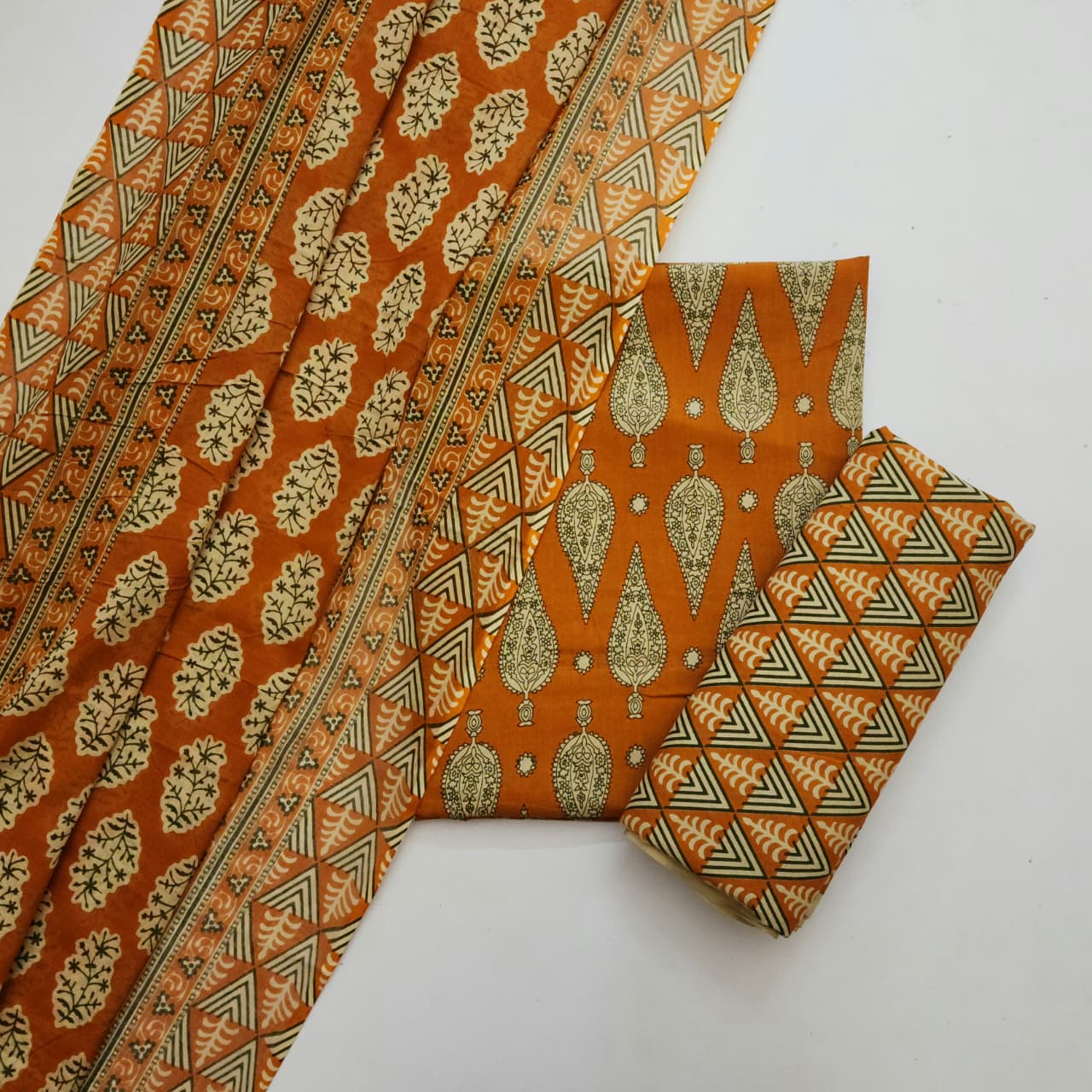 Cotton Dress Material With Dupatta