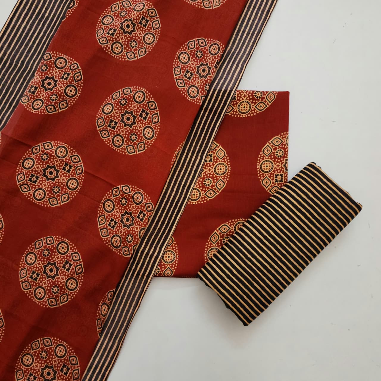 Cotton Dress Material With Dupatta