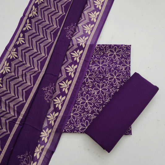 Cotton Dress Material With Dupatta
