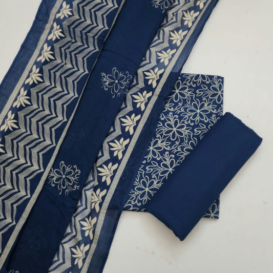 Cotton Dress Material With Dupatta