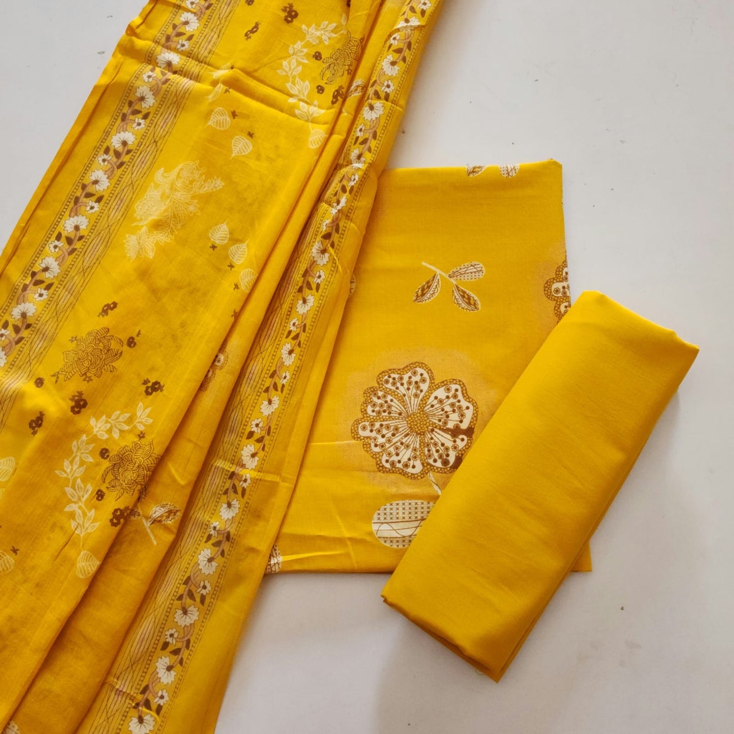 Cotton Dress Material With Dupatta