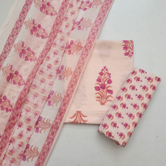 Cotton Dress Material With Dupatta