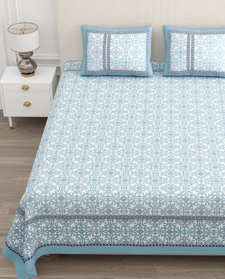 Cotton double bedsheets (1+2)