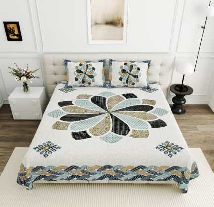 Cotton double bedsheets (1+2)