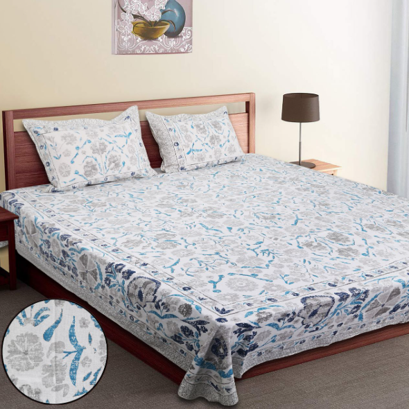 Cotton double bed sheet