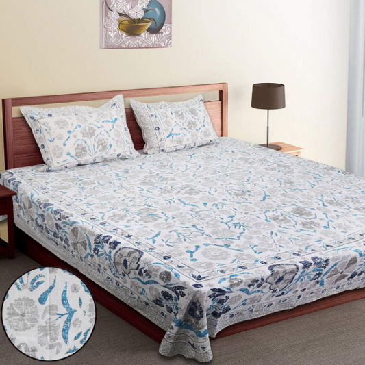Cotton double bed sheet