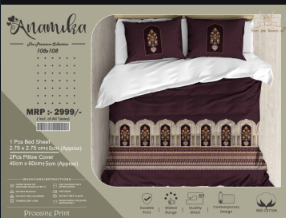 King size premium cotton bedsheet