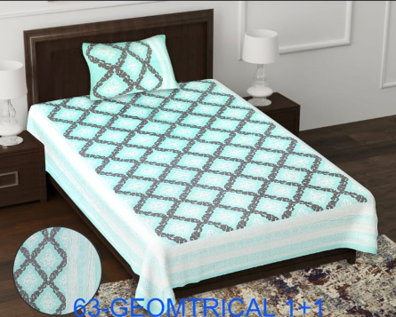 Cotton single bedsheet
