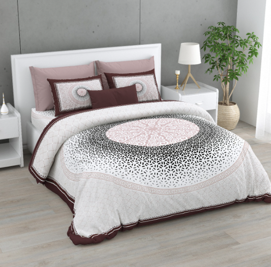 COTTON DOUBLE BEDSHEETS [1+2] KING SIZE