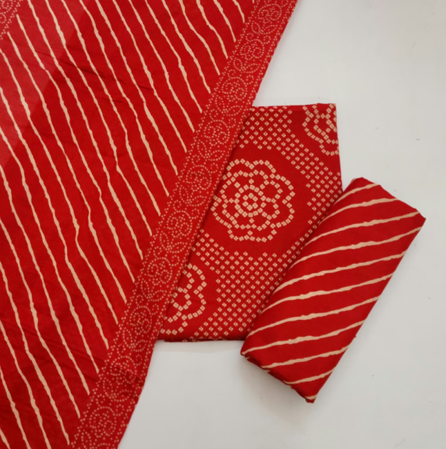 Cotton Dress Material With Dupatta
