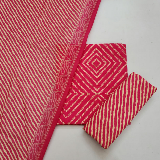 Cotton Dress Material With Dupatta