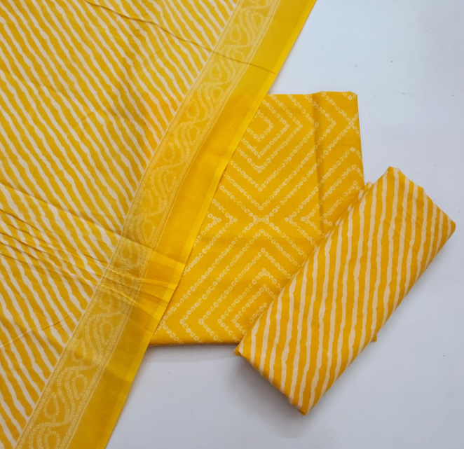 Cotton Dress Material With Dupatta