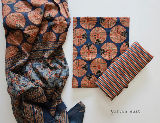 Cotton Dress Material With Dupatta