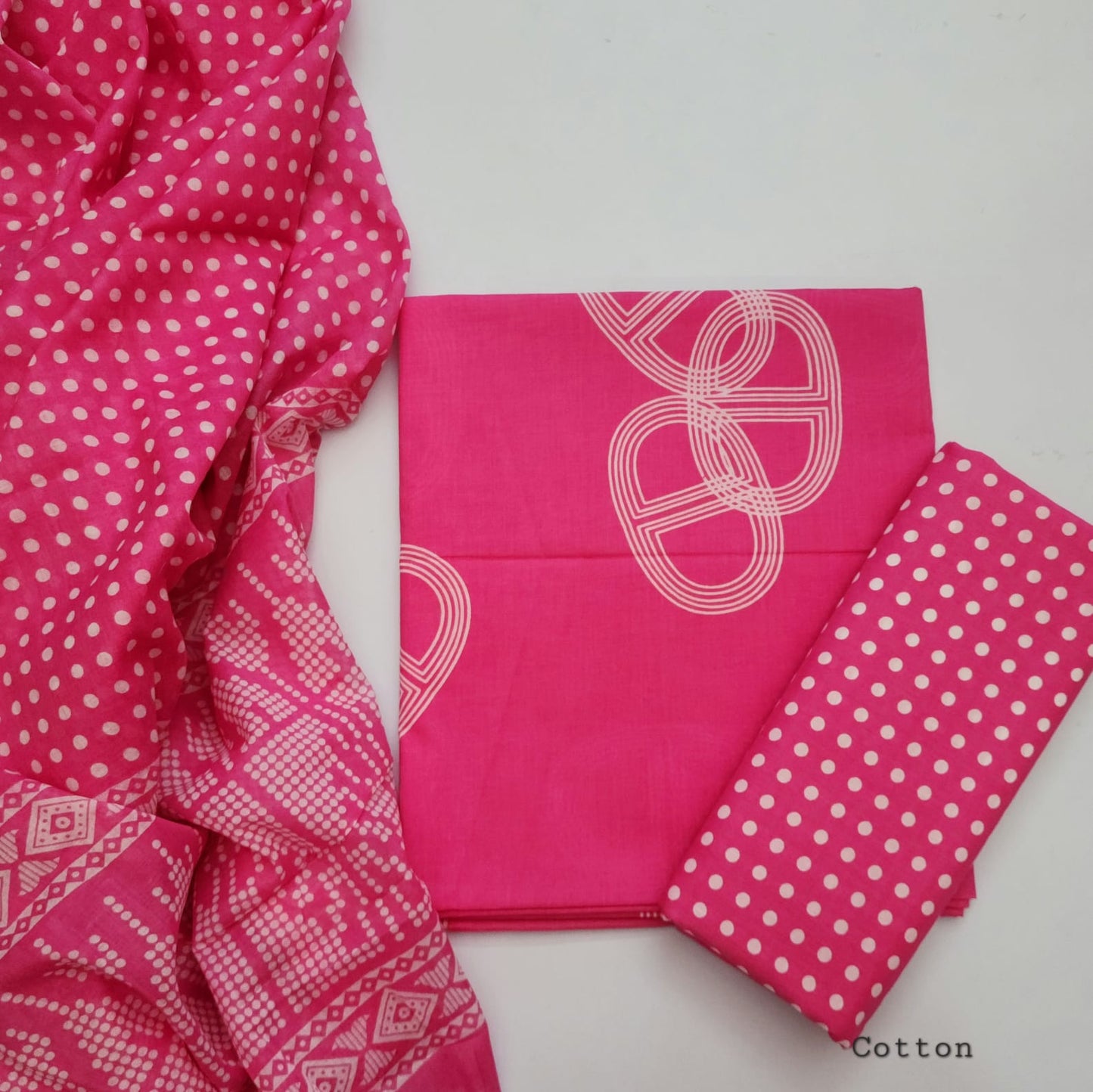 Cotton Dress Material With Dupatta