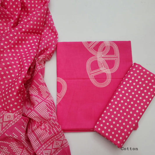 Cotton Dress Material With Dupatta
