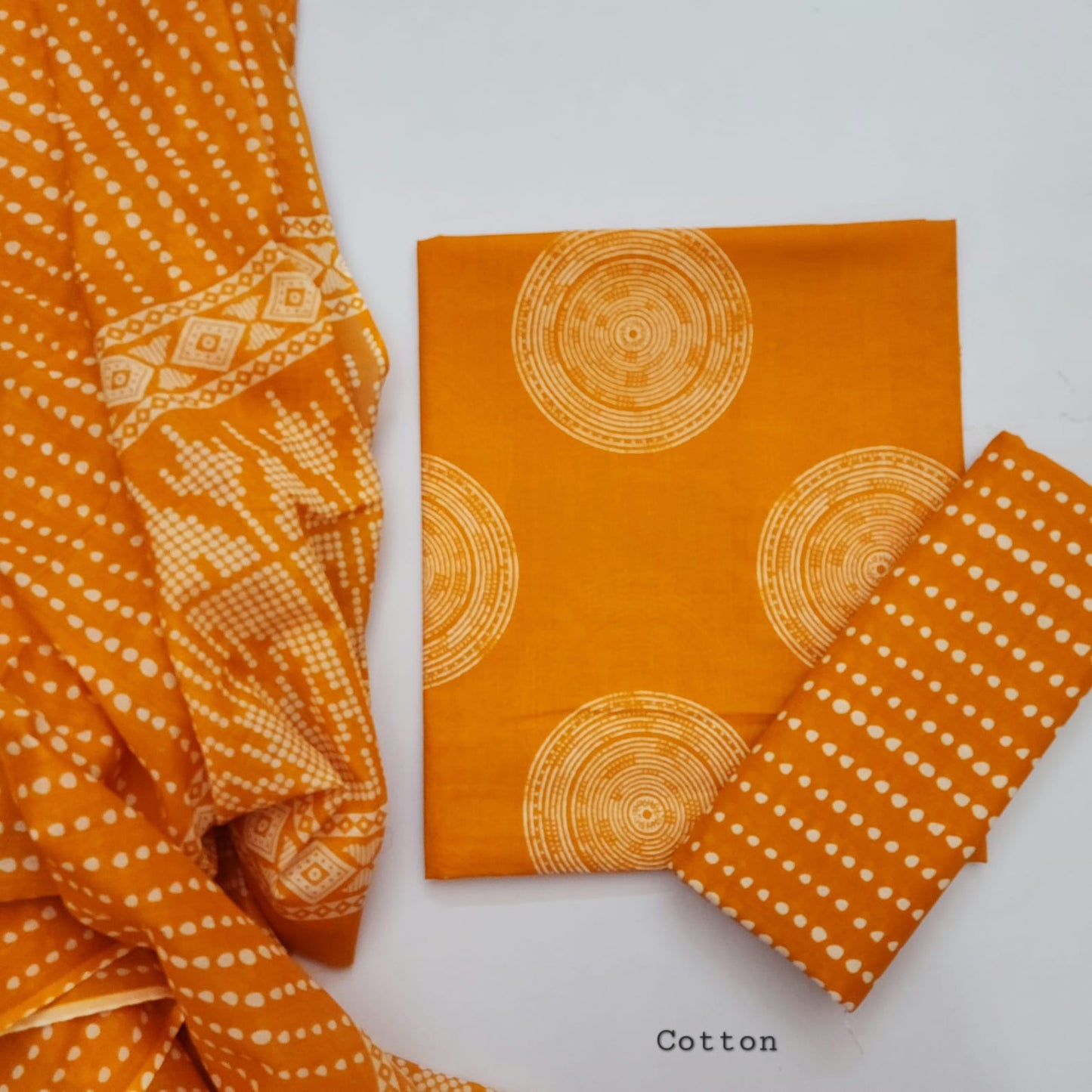 Cotton Dress Material With Dupatta