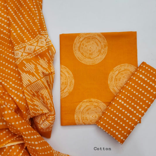 Cotton Dress Material With Dupatta