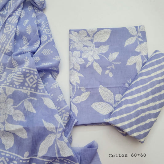 Cotton Dress Material With Dupatta