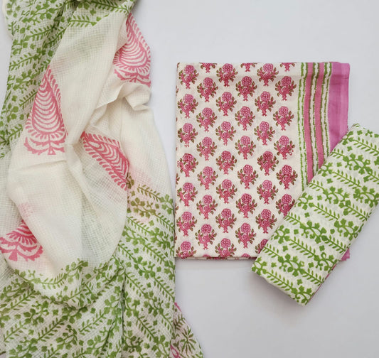 Cotton Dress Material With Dupatta
