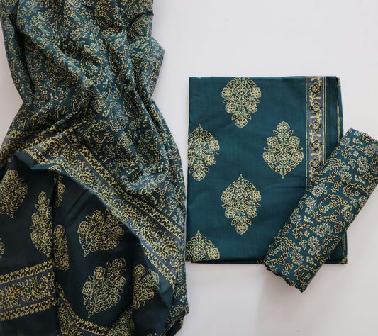 Cotton Dress Material With Dupatta