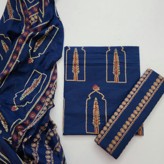 Cotton Unstitched Suit Set