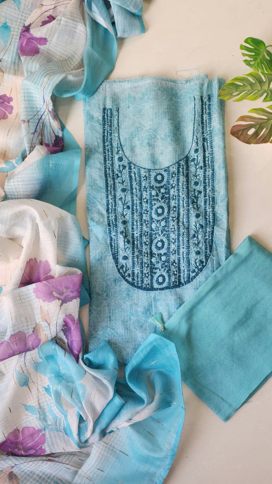 Cotton Linen with Handwork