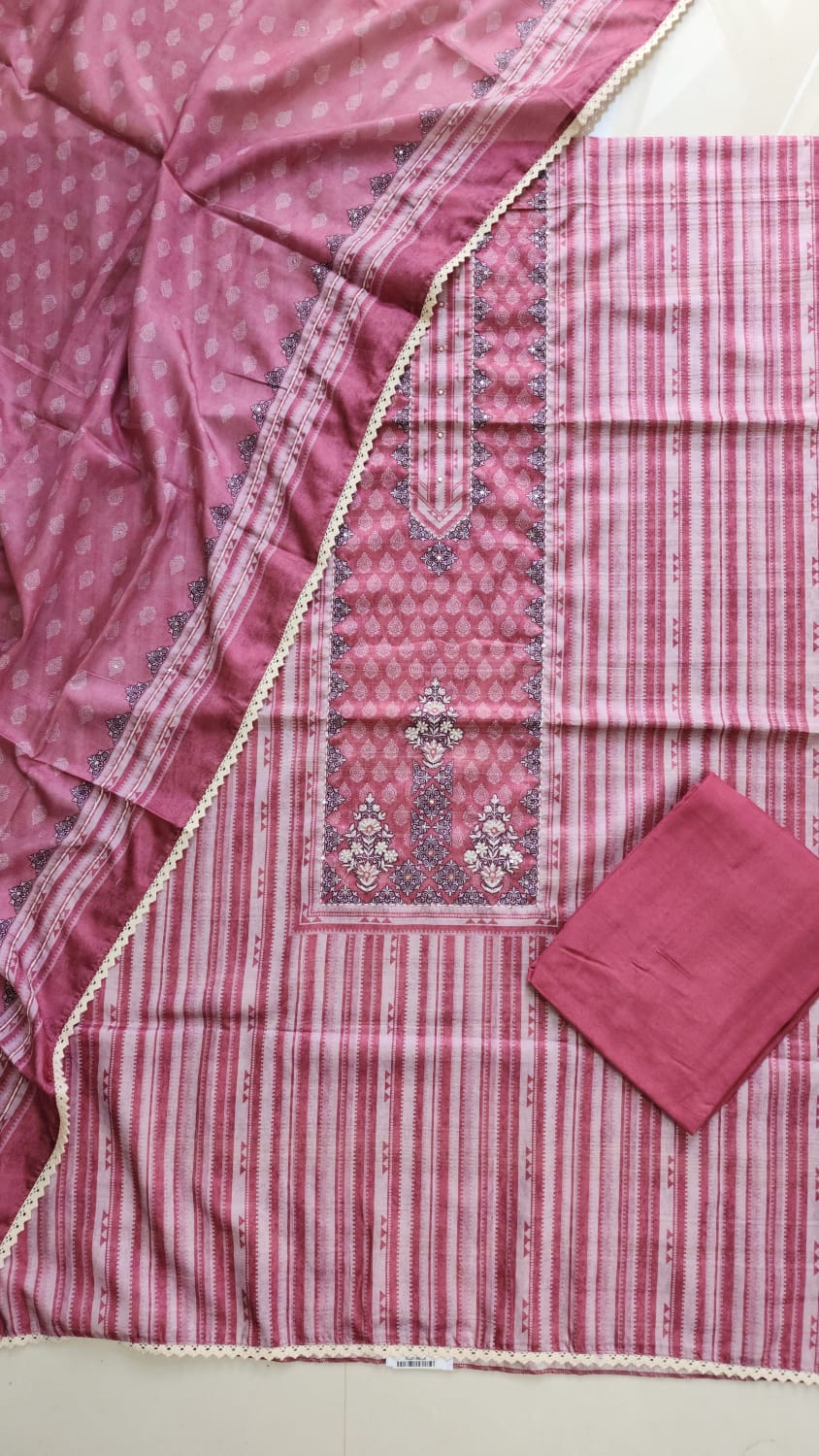 Raw silk dress material
