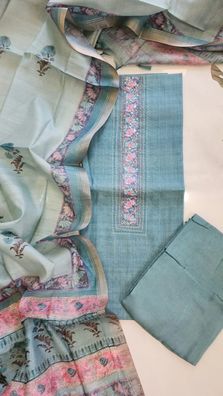 Chanderi Silk 3 pcs. Suit