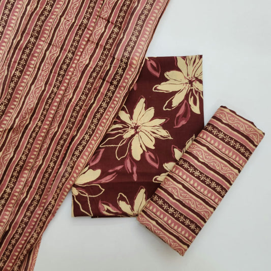 Cotton Dress Material With Dupatta