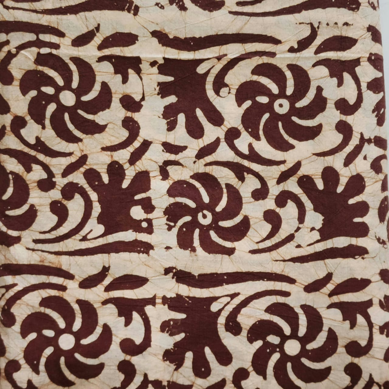 Natural  Batik Printed Running  Material