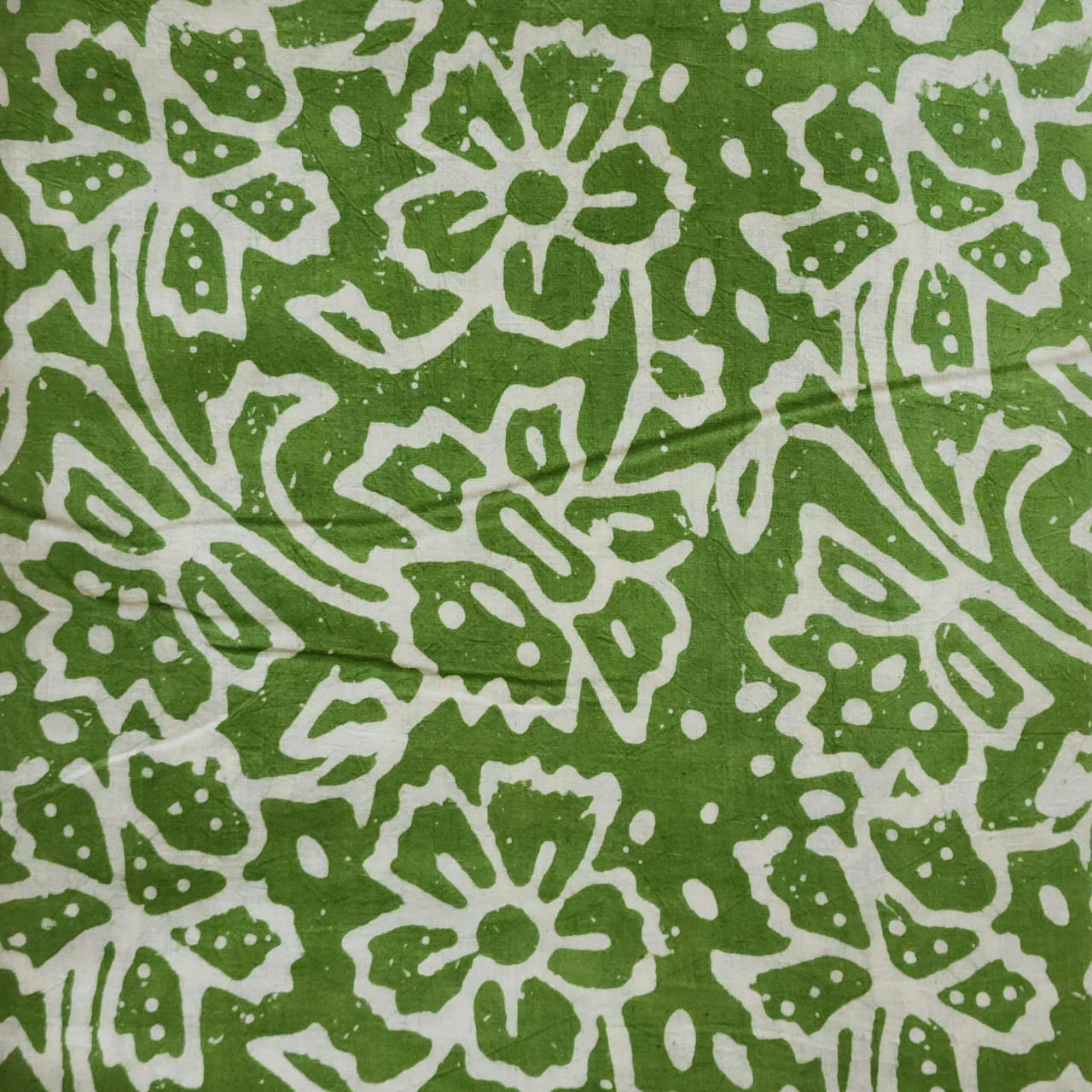 Natural  Batik Printed Running  Material