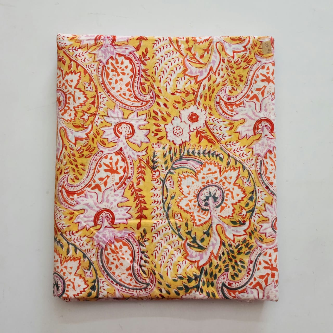 Cotton Hand  Block Printed Running  Material