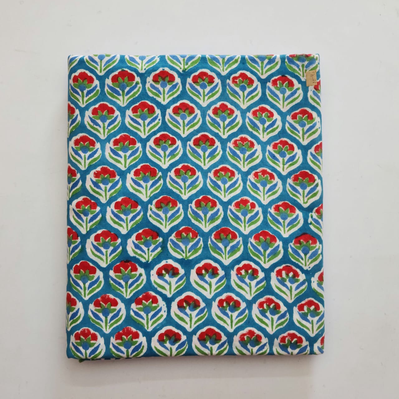 Cotton Hand  Block Printed Running  Material