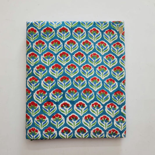 Cotton Hand  Block Printed Running  Material